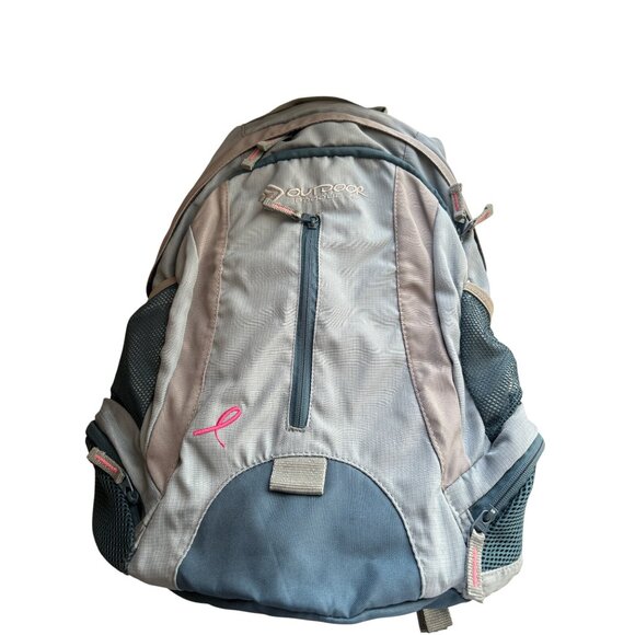 Outdoor Products Backpack Adjustable Straps Padded Back Green & Teal - Picture 8 of 9